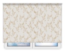 Стандартные рулонные шторы Амальфи кремово-золотой цена. Купить в «Мастерская Жалюзи»